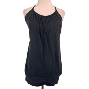Lululemon Black No Limits Racerback Tank Top Size 4